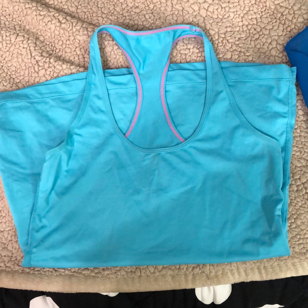 Blue tank top